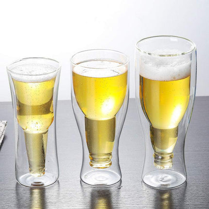 Creative Double Wall Borosilicate Cocktail Glass Set