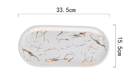 Nordic Style Fish Plate - Creative Ceramic Dish