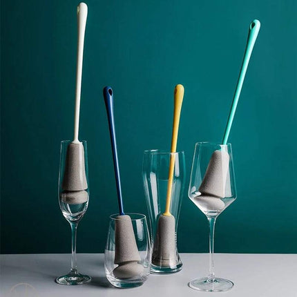 Long Handle Sponge Brush for Kitchen Cleaning