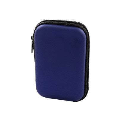 Digital shockproof storage bag for USB, headphones, and cables in multiple colors with zipper closure