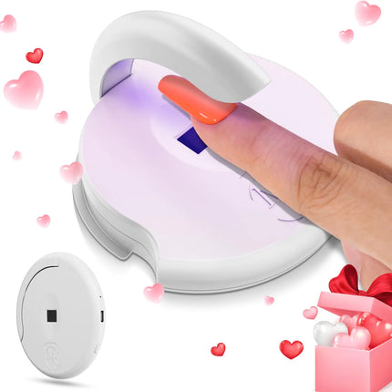 MelodySusie Mini UV Light for Gel Nails Flash Curing Cordless UV Nail Light Smart Sensor for Fast Nail Extension Portable Art04M Rechargable UV LED Nail Lamp for Manicure Gel Nail Polish DIY Nail Art