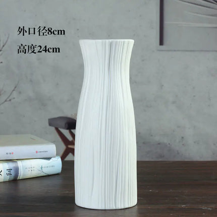 Modern Minimalist Ceramic Vase for Home & Office Decor